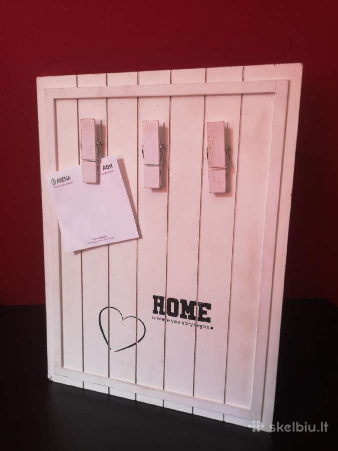 Pakabinama dekoracija nuotraukoms, rašteliams
