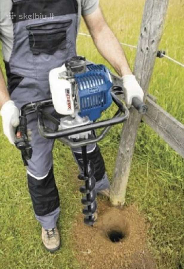 Benzininis žemės grąžtas 1,4 kw +3grąžtai - nuotraukos Nr. 3