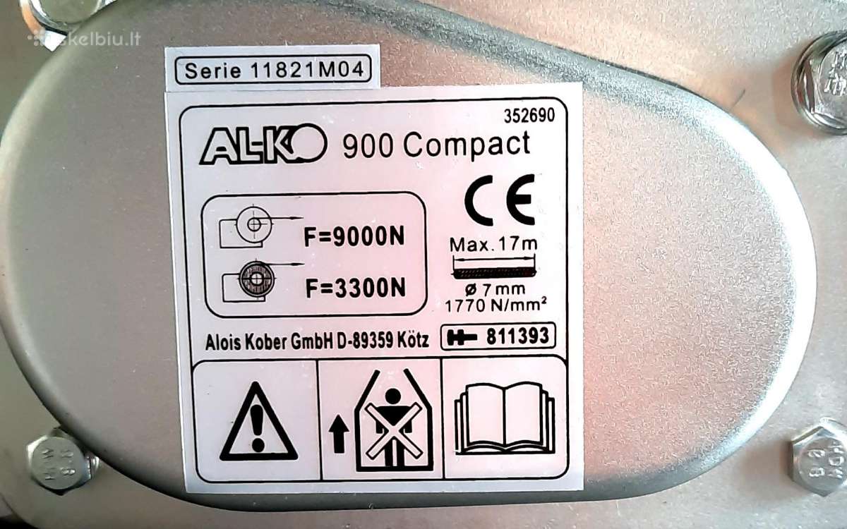 Rankinė tempimo gervė AL-ko900compact,basic - nuotraukos Nr. 3