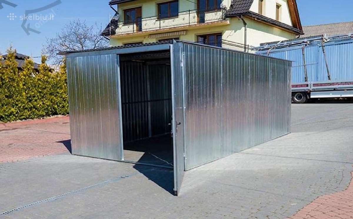 Akcija! Nauji skardiniai garažai - nuotraukos Nr. 3