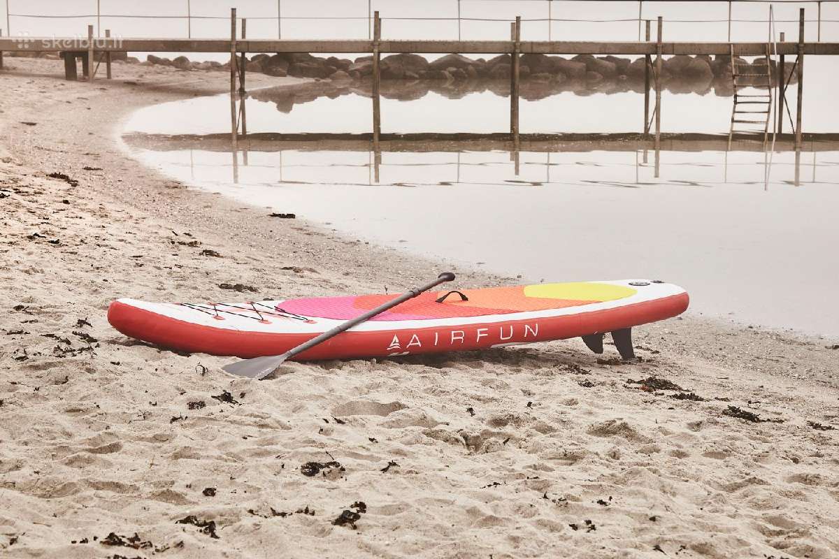 Airfun - Paddleboard Pripučiama irklentė 305x76x15 - nuotraukos Nr. 2