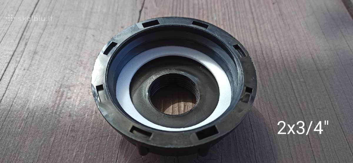 Ibc 1000l talpų adapteris 2x3/4" - nuotraukos Nr. 3