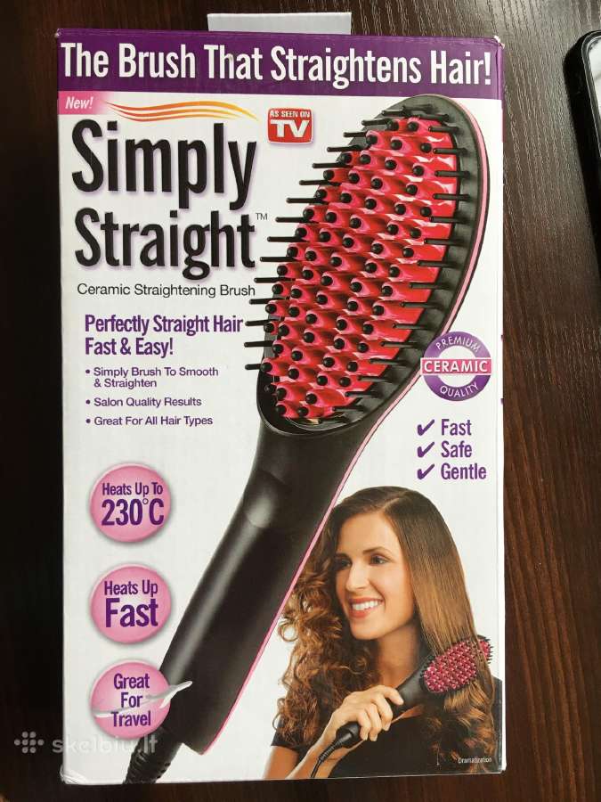 “Simply straight “plaukų šepetys