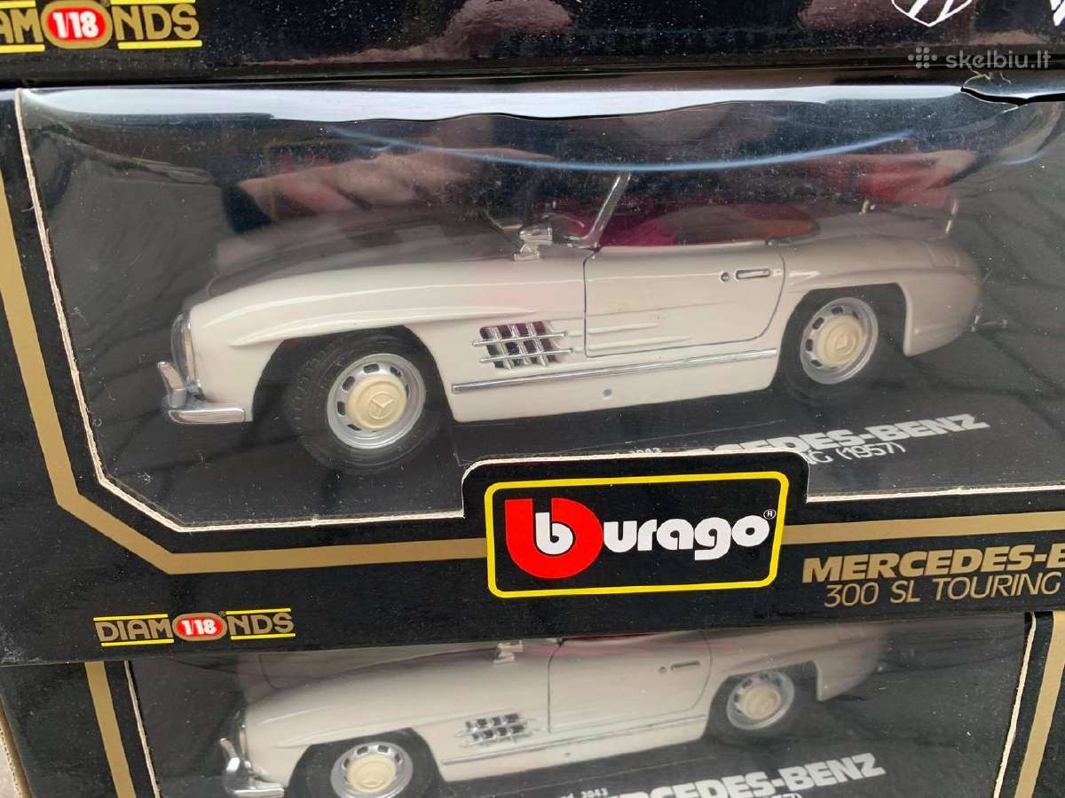 Modeliai nauji dežutėse 1:18 Ferrari Mercedes Benz - nuotraukos Nr. 4