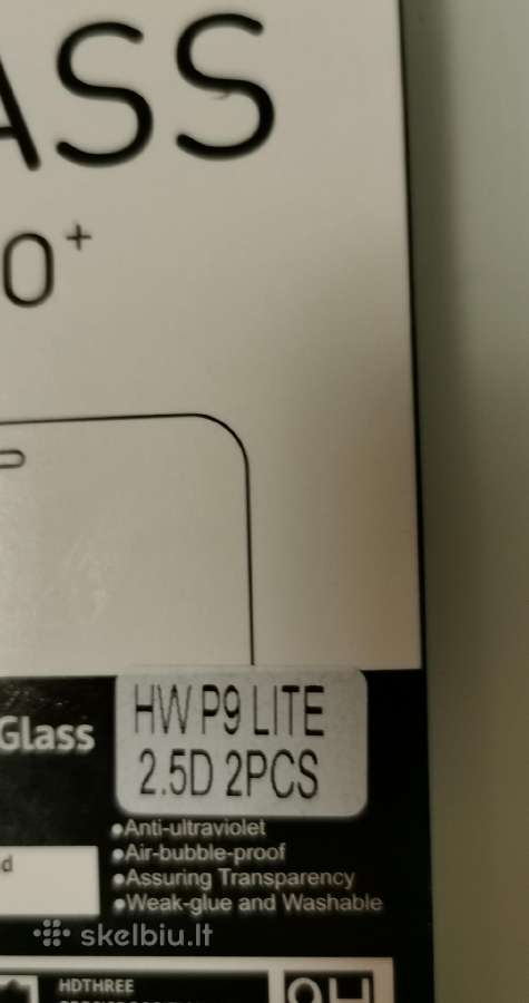 Apsauginis stiklas Huawei P9 Lite - nuotraukos Nr. 2