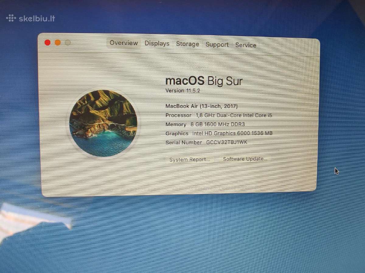 MacBook air 2017 metu ir MacBook pro 2020m - nuotraukos Nr. 5