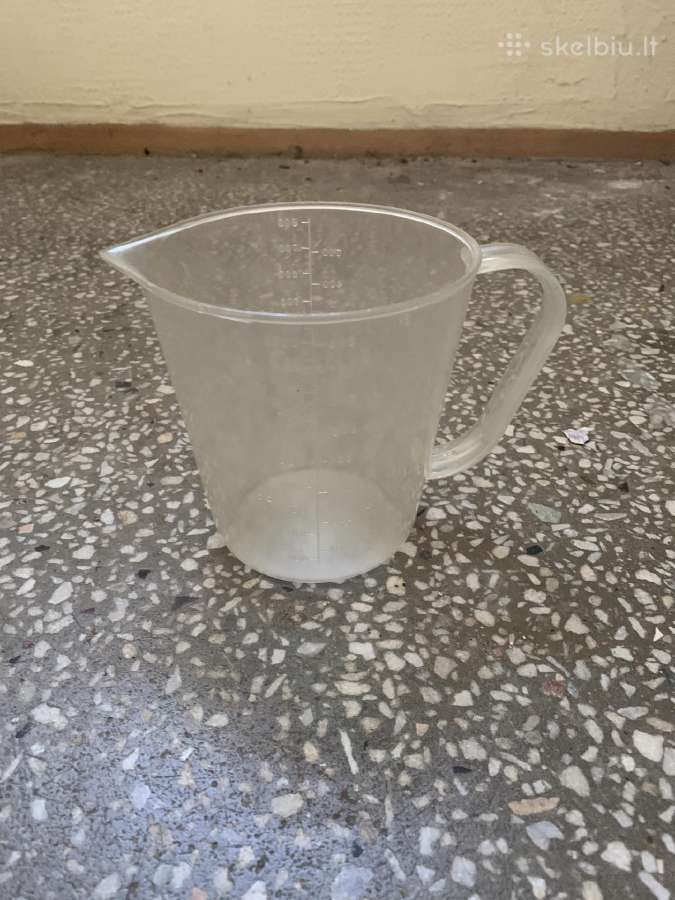 Plastikinis matavimo indas