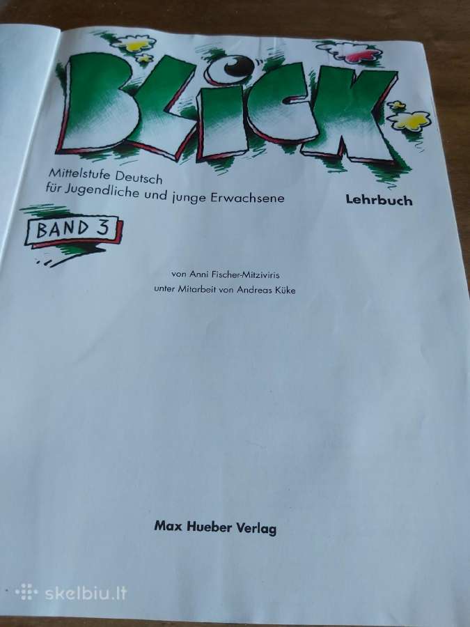 Vokiečių Kalbos Vadovėlis,blick band 3 - nuotraukos Nr. 2