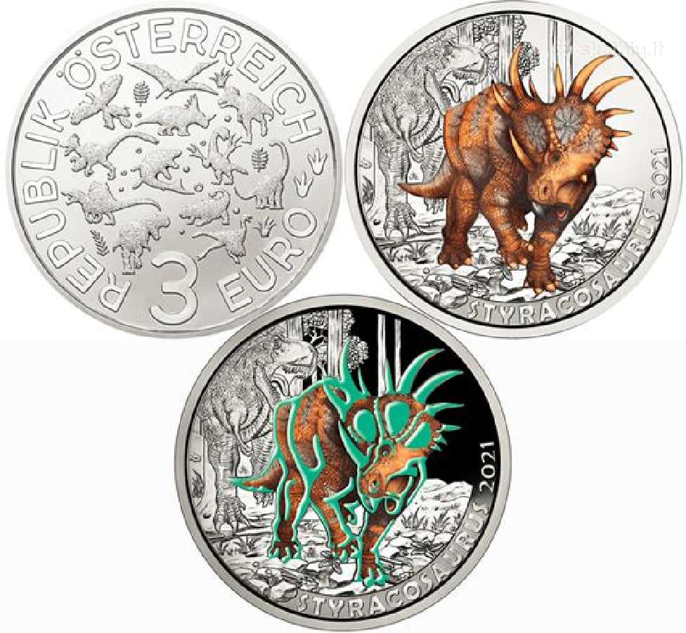 Austrija 2021 Styracosaurus