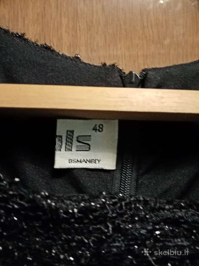 Juodos ilgos sukneles 46d, 48d - nuotraukos Nr. 5
