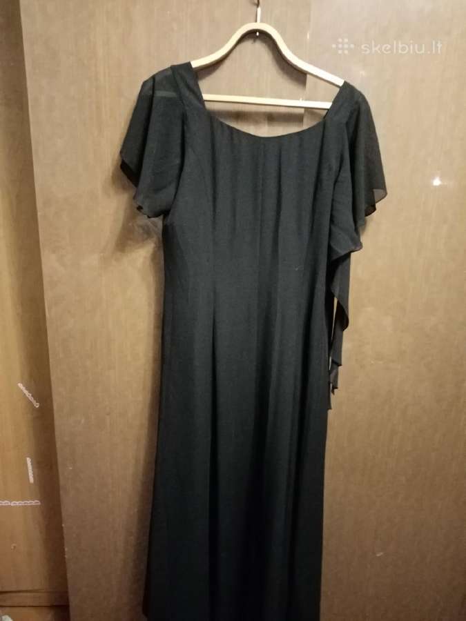 Juodos ilgos sukneles 46d, 48d - nuotraukos Nr. 7