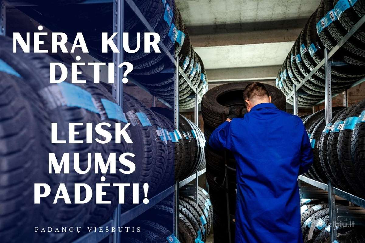 Sezoninis padangų/ratų saugojimas. - nuotraukos Nr. 3