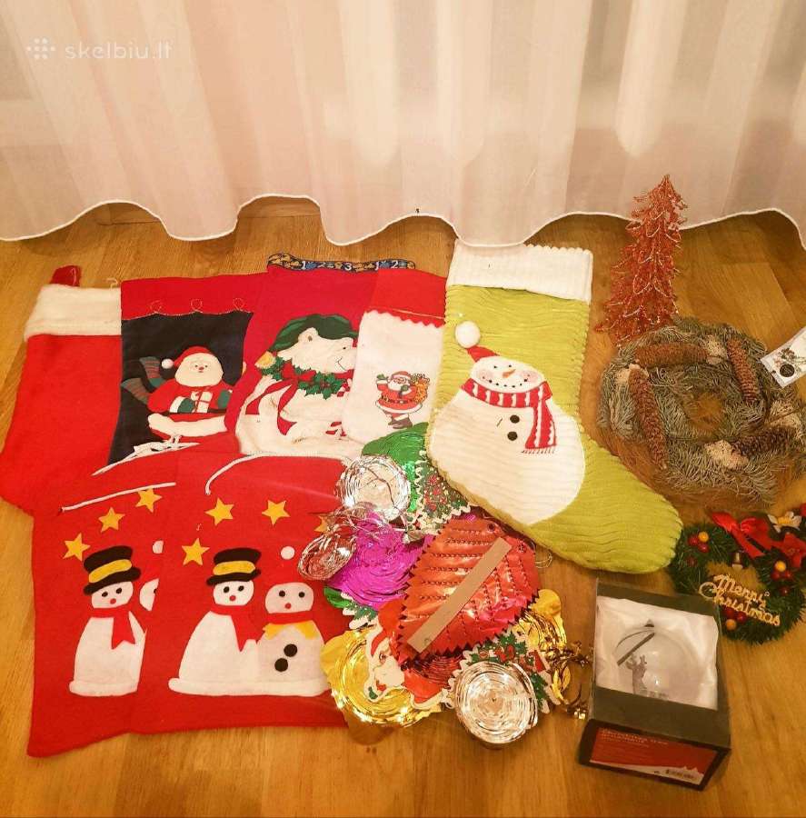 Kalėdinės dekoracijos aksesuarai papuošimai urmu