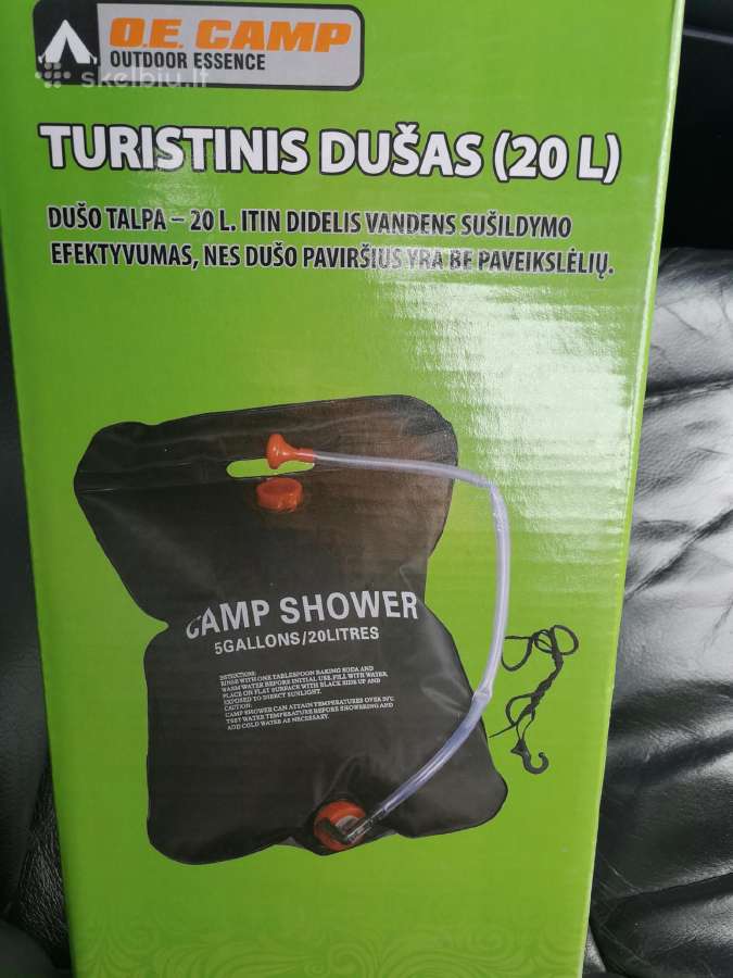 Turistinis saules sildymo dušas 20ltr
