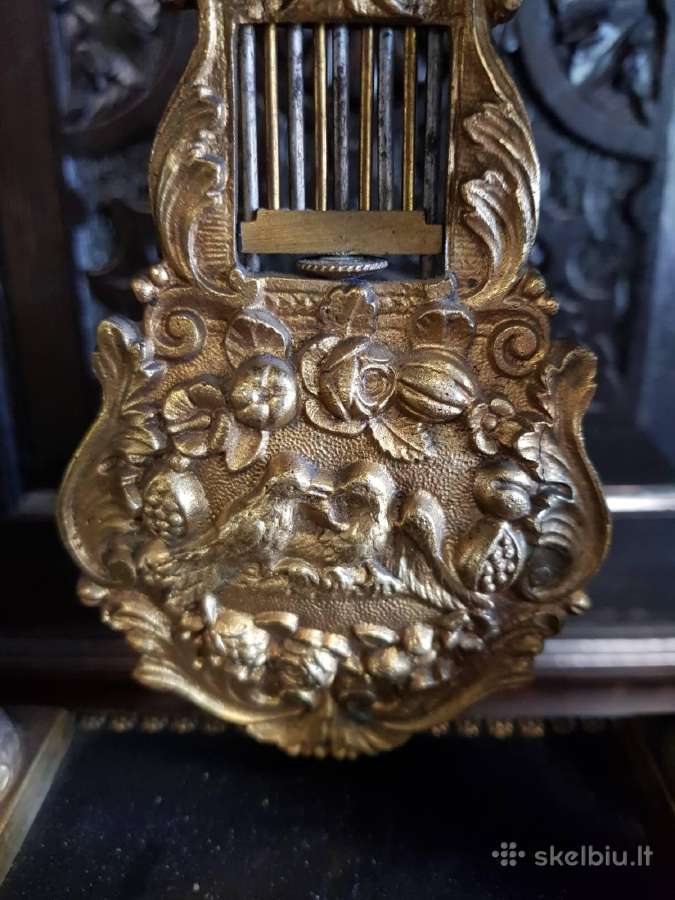 Prabangus Boulle stiliu laikrodis. 19 am. 51 cm. - nuotraukos Nr. 4