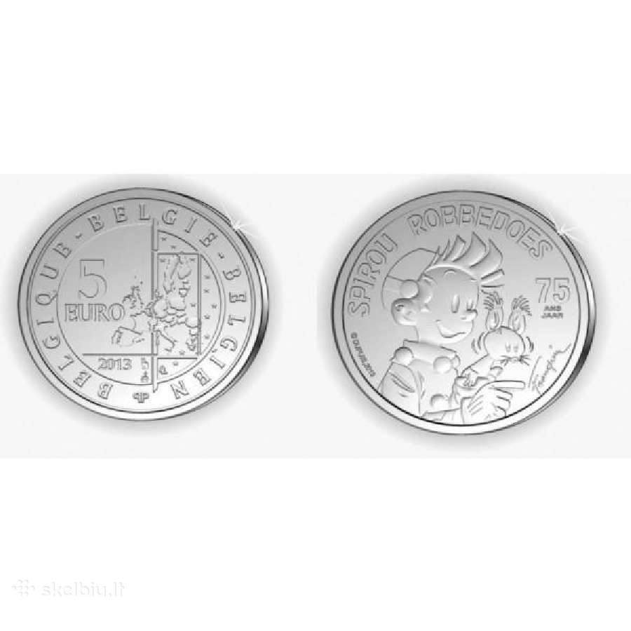 Dvi sidabrinės proginės Belgijos monetos - nuotraukos Nr. 4