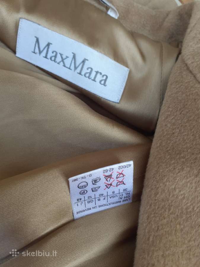 Max mara prabangus, kokybiškas paltas - nuotraukos Nr. 2