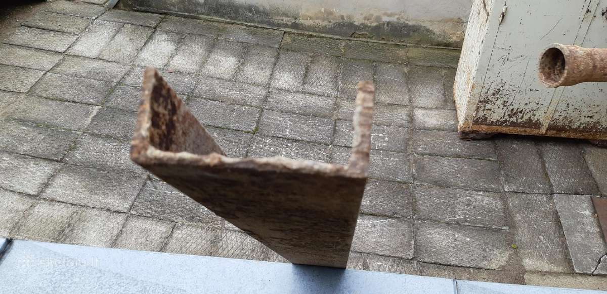 Metalo U formos profilis matmenis žiūrėti foto