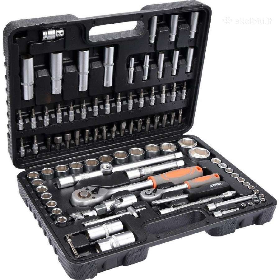 Galvučių ir įrankių rinkinys Über Tools 94 dalių