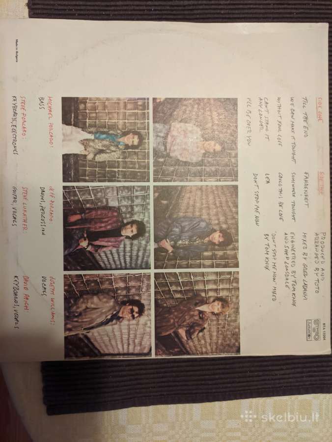 Toto - Fahrenheit vinilas, Lp - nuotraukos Nr. 2