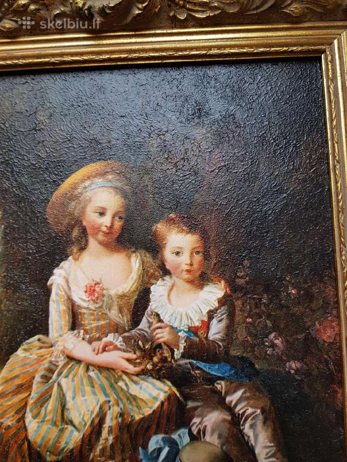 Du seni paveikslai. Drobė Aliejus. XIX a. Keitimas - nuotraukos Nr. 15