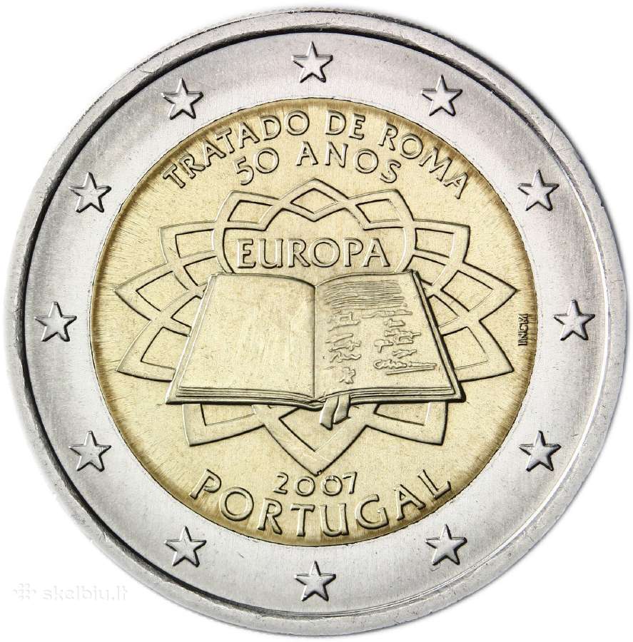 Portugalijos proginės euro monetos - nuotraukos Nr. 30