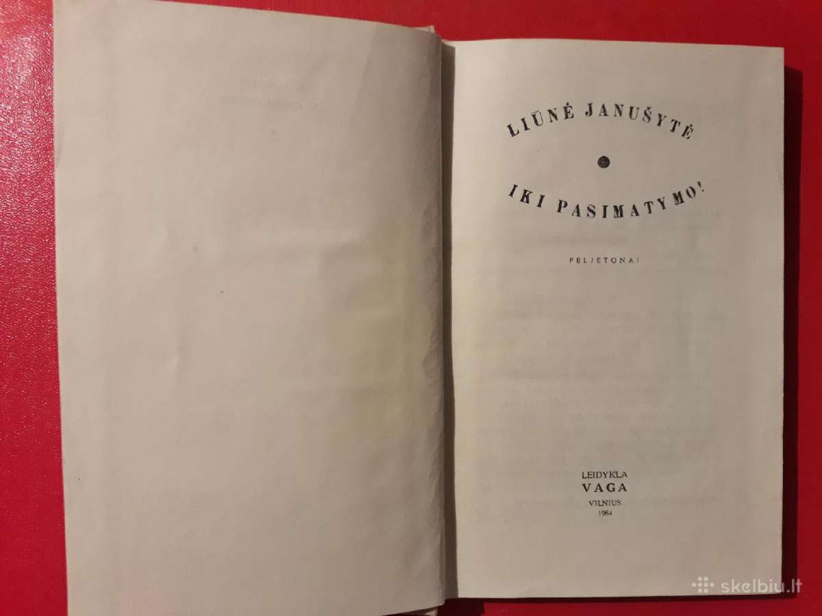 Liūnė Janušytė "Iki pasimatymo" 1964 m. - nuotraukos Nr. 2