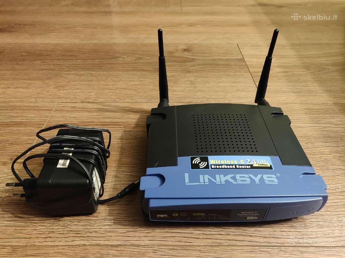 Linksys wrt54gl routeris
