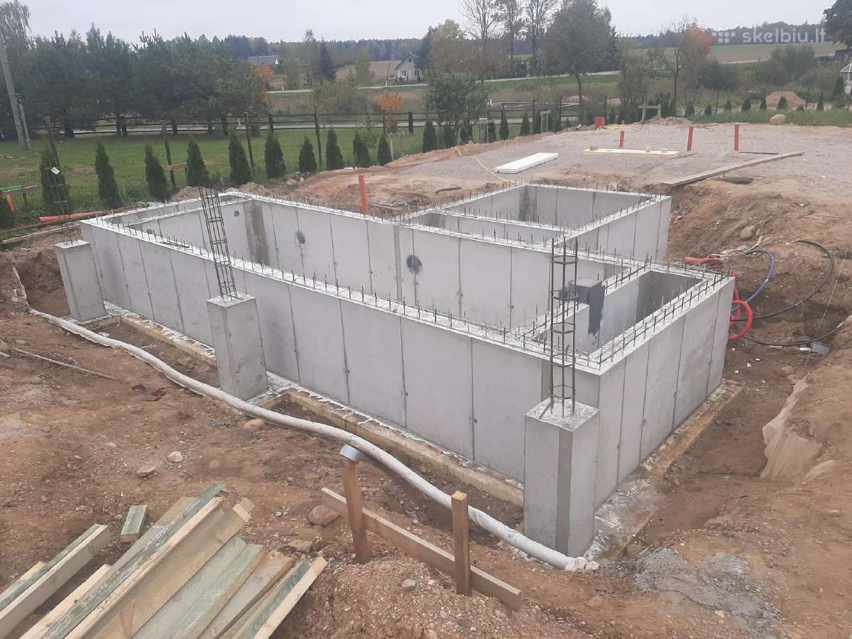 Plokštuminiai, visų tipų pamatai, baseinai - nuotraukos Nr. 4