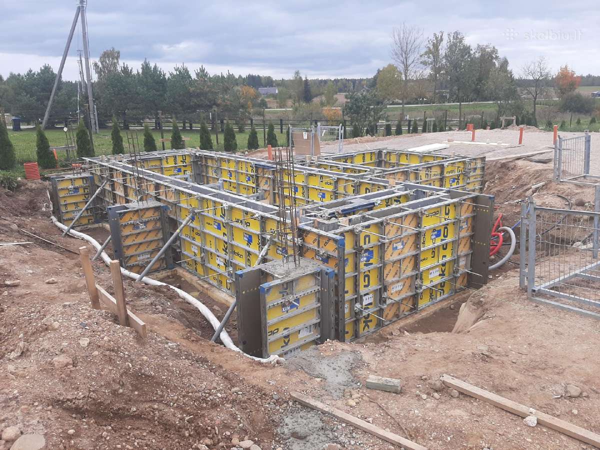 Plokštuminiai, visų tipų pamatai, baseinai - nuotraukos Nr. 17