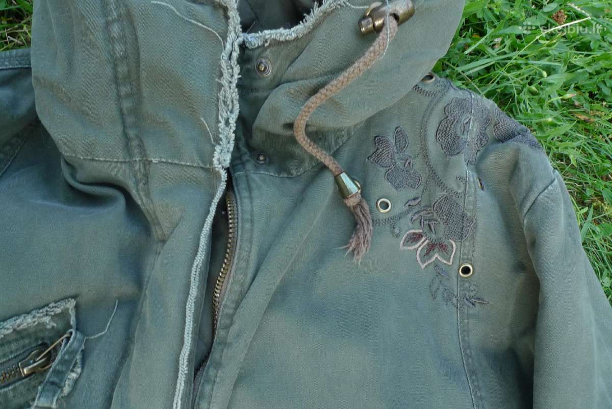100 proc. coton parka pasiltinta su kapisonu M dyd - nuotraukos Nr. 2