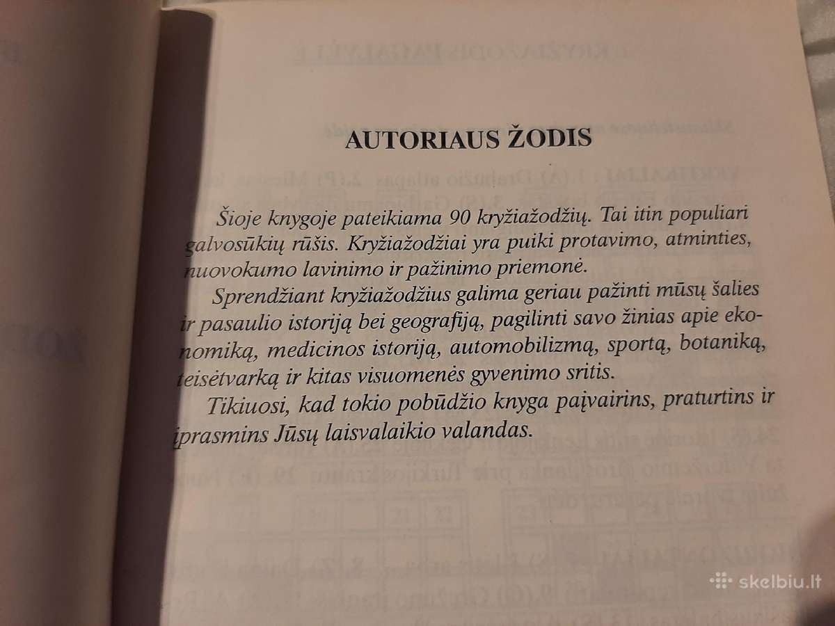 Kryžiažodis - nuotraukos Nr. 3
