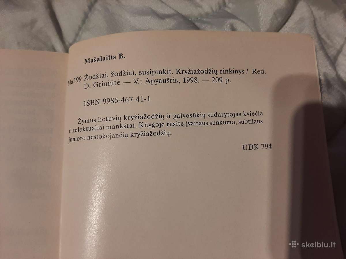 Kryžiažodis - nuotraukos Nr. 7