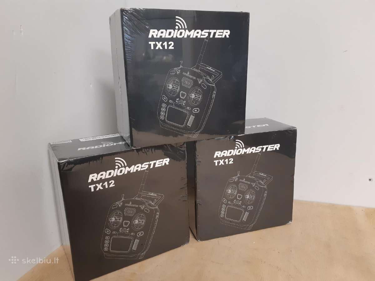 Nauji Radiomaster Tx12 Mk II valdymo pultai
