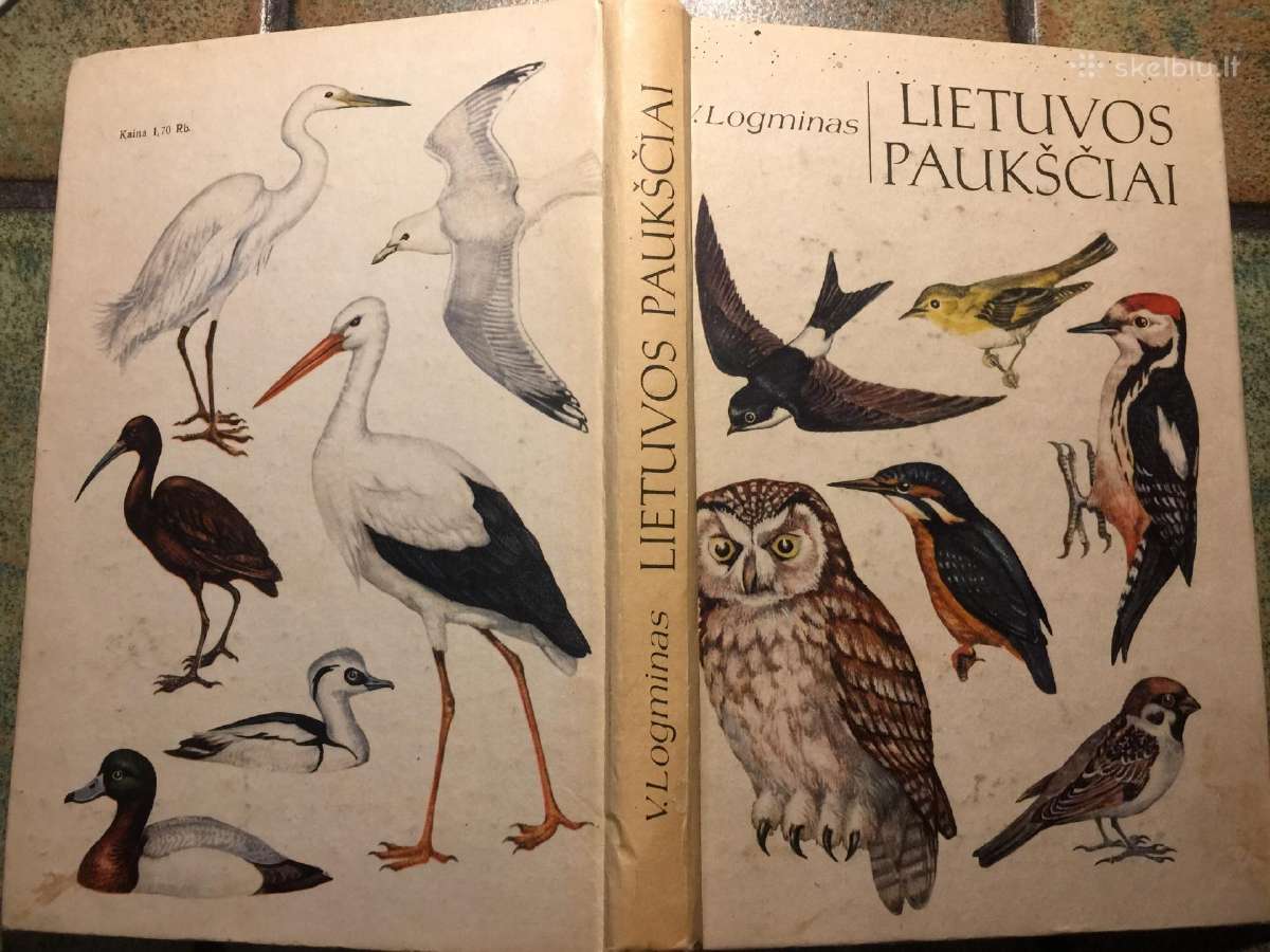 Logminas Lietuvos paukščiai 1979 m puiki bukle