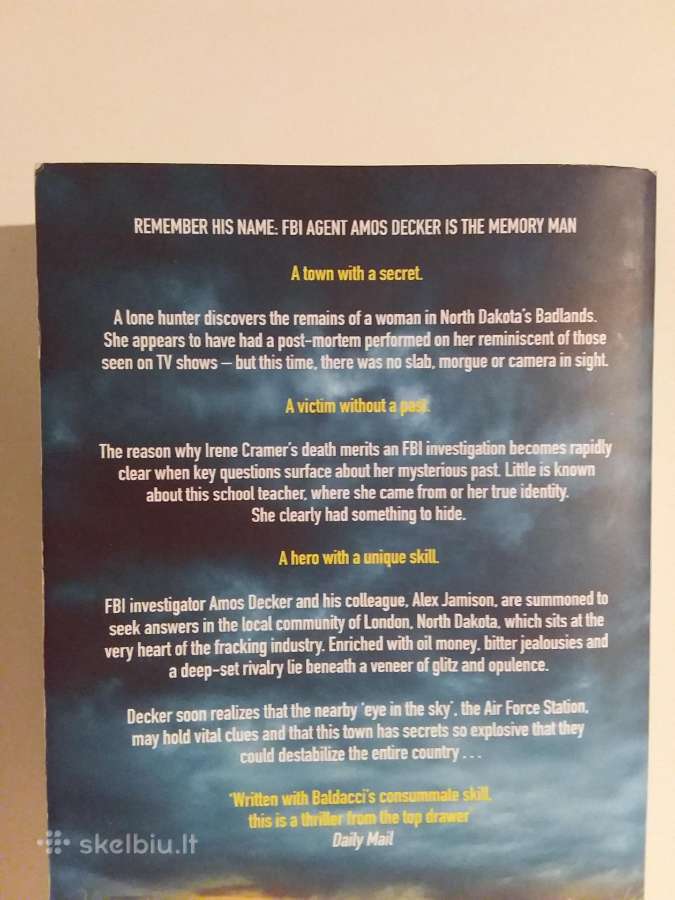 Walk the Wire David Baldacci 2020 m. Detektyvas - nuotraukos Nr. 2
