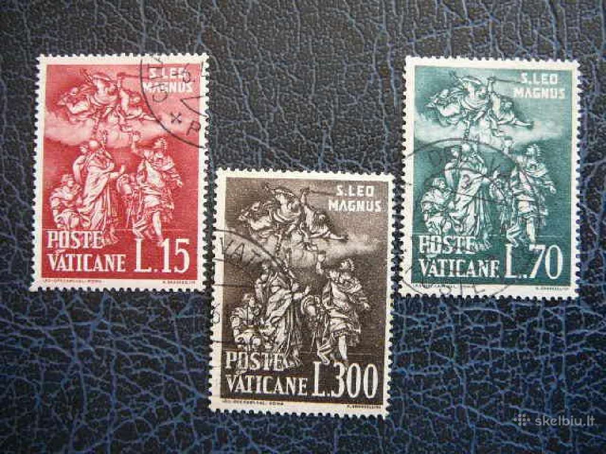Popiezius Bazilika Vatikanas 1961 antsp. vt612