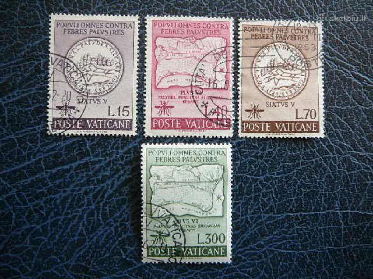 Pries maliarija Vatikanas 1962 antsp. vt621a