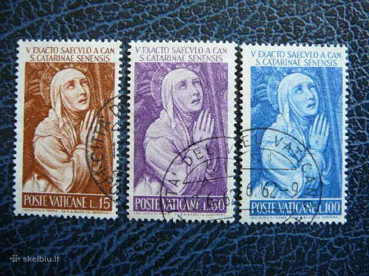 Sventoji Katerina Vatikanas 1962 antsp. vt623a
