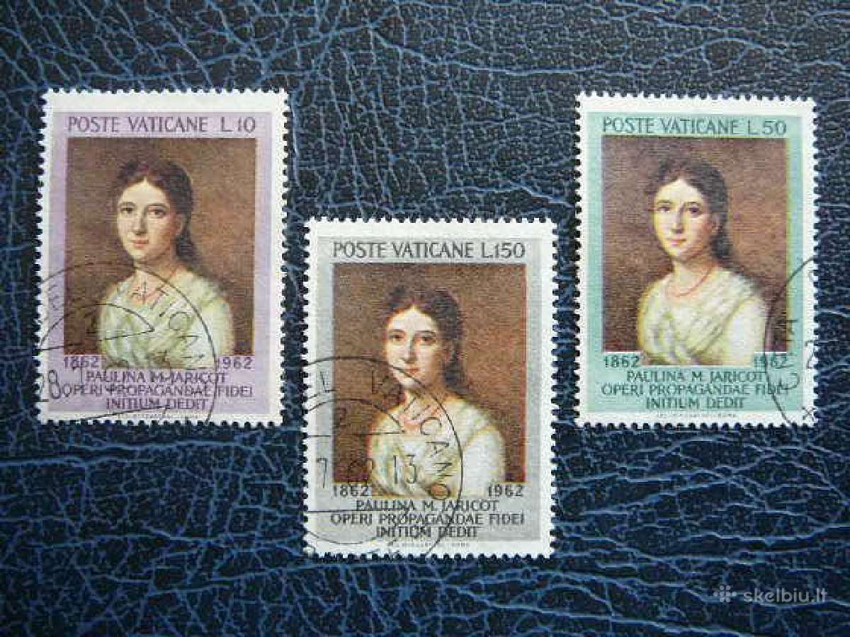 P. M. Jaricot Vatikanas 1962 antsp. vt624a