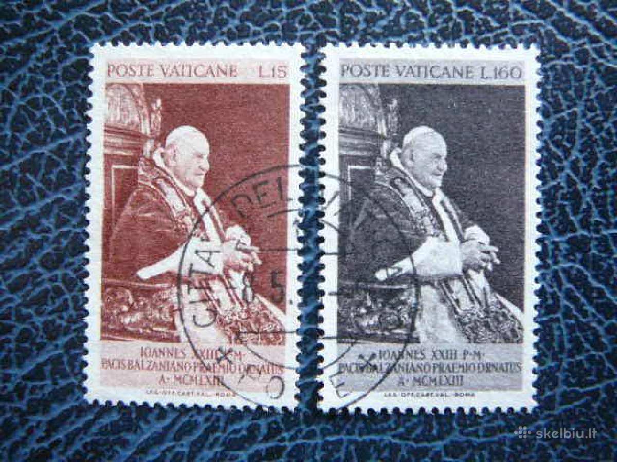 Popiezius Vatikanas 1963 antsp. vt632a