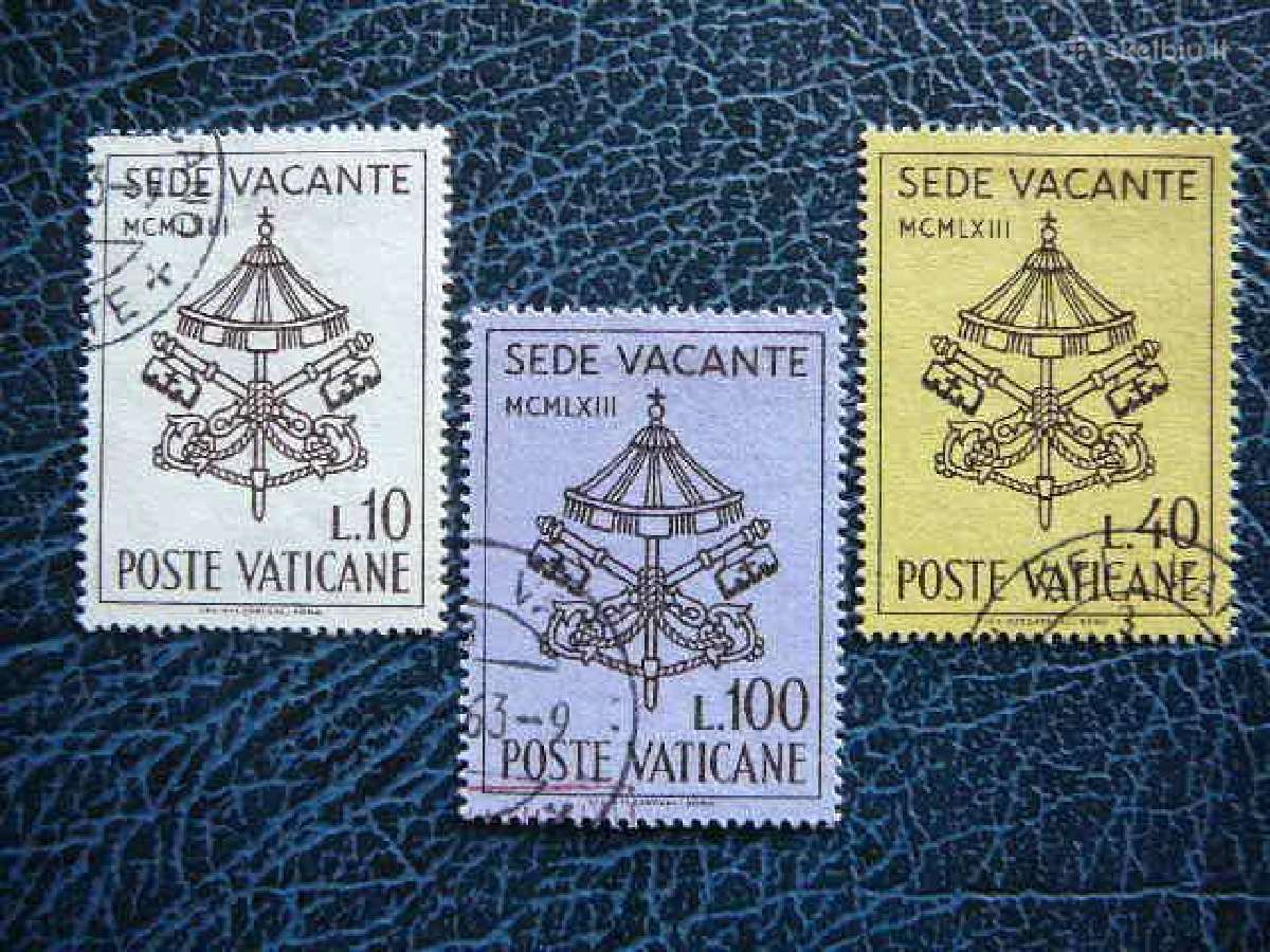 Popiezius Herbai Vatikanas 1963 antsp. vt633a