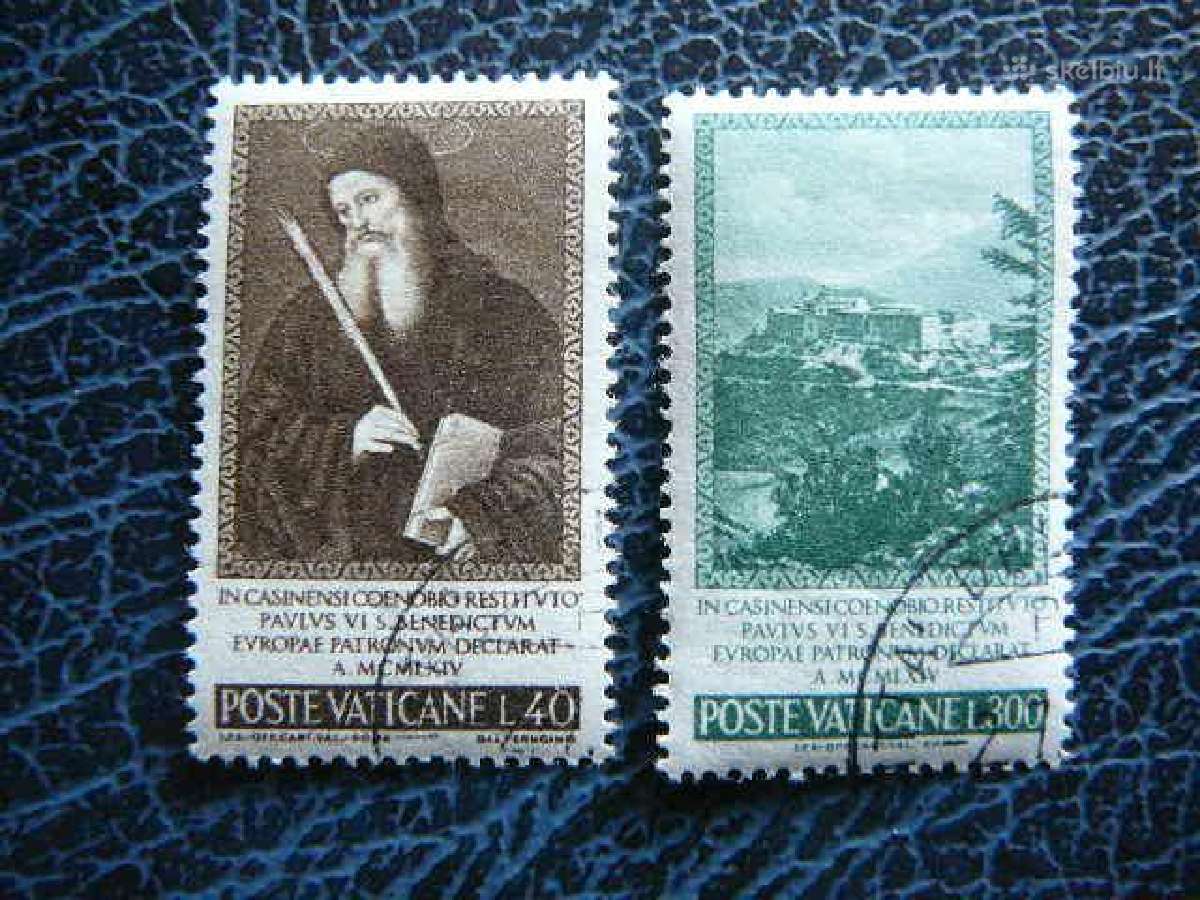 Sventasis Benediktas Vatikanas 1965 antsp. vt653a