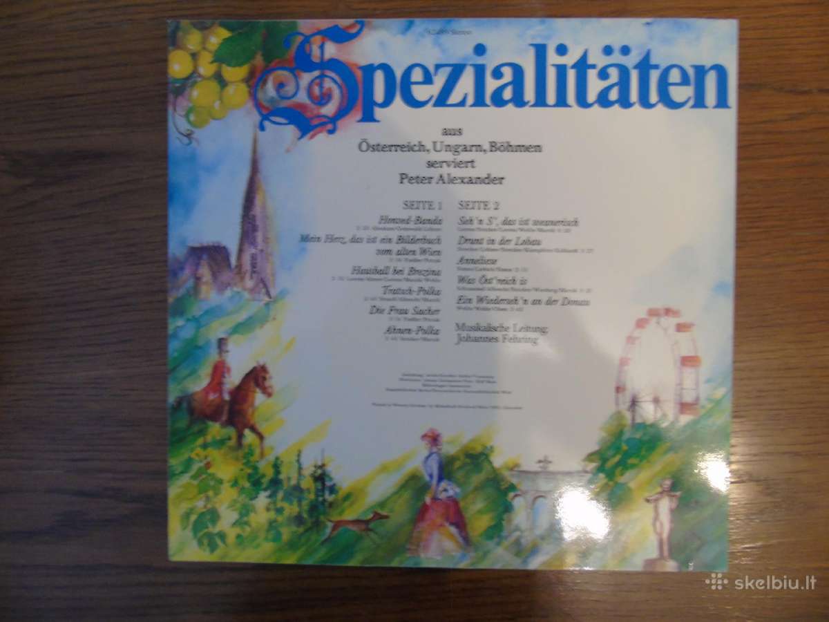Peter Alexander - Spezialitaten lp - nuotraukos Nr. 2