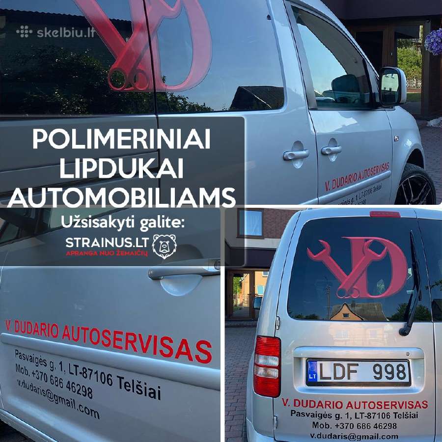 Automobilių ir ofisų reklamos klijavimas - nuotraukos Nr. 10