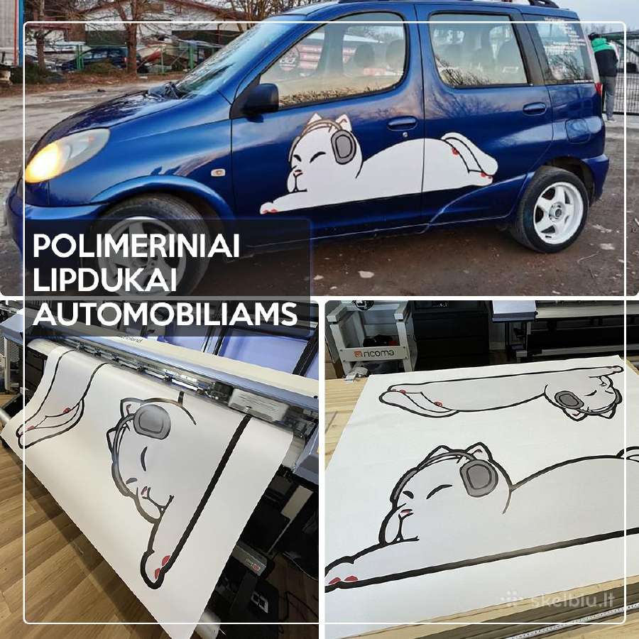 Automobilių ir ofisų reklamos klijavimas - nuotraukos Nr. 3