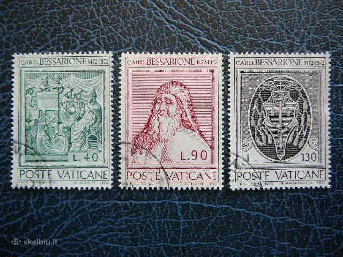 Kardinolas Vatikanas 1972 antsp. vt724a