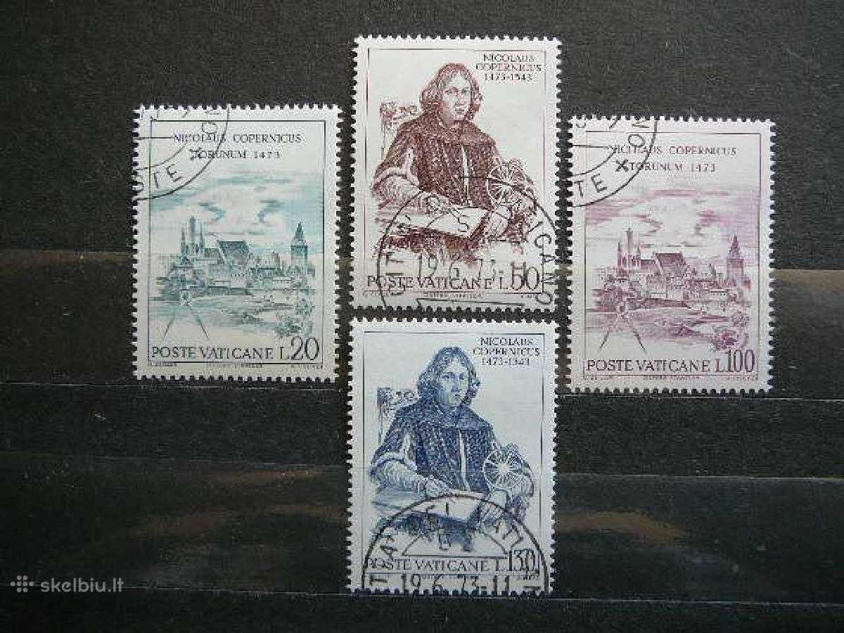 Kopernikas Astronomas Vatikanas 1973 antsp. vt733a