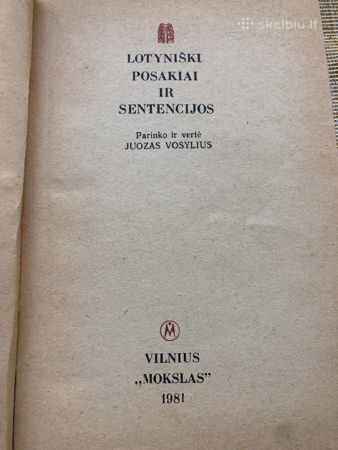 Lotyniški posakiai ir sentencijos - nuotraukos Nr. 3