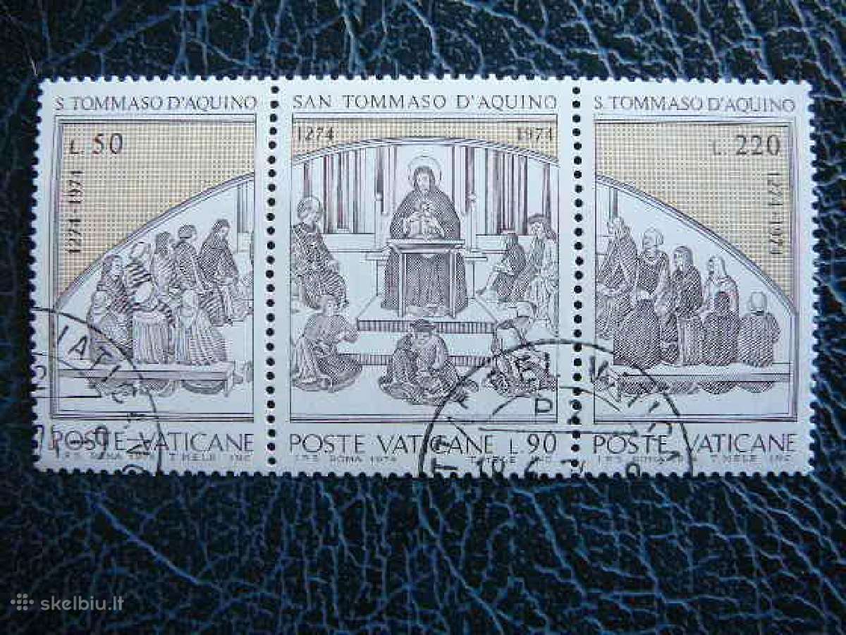 Daile Paveikslas Vatikanas 1974 antsp. vt744a